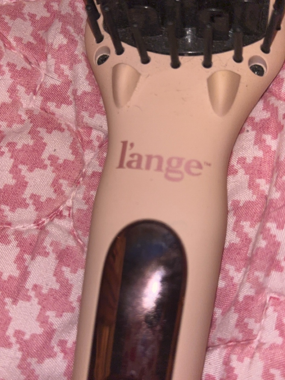 l'ange Pink Hot Straightening Brush